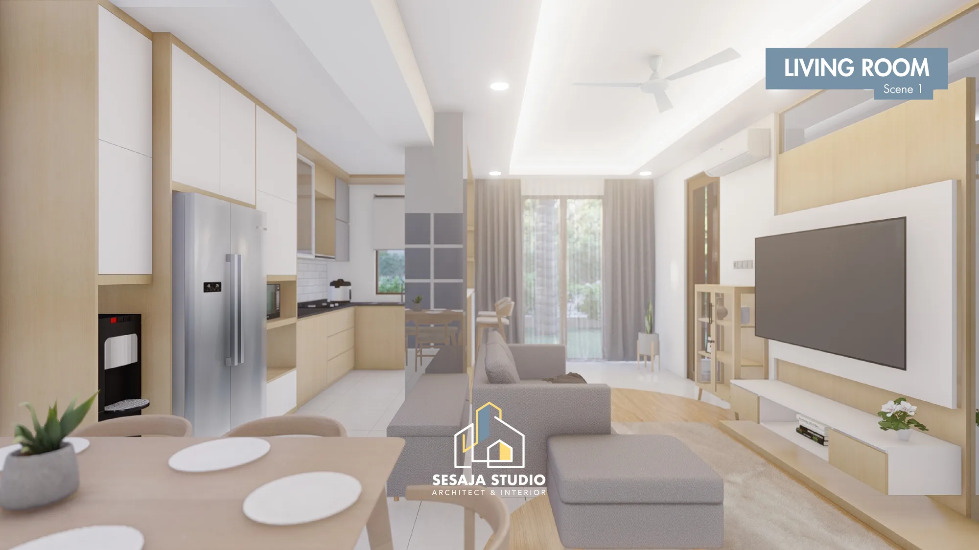 Living Room — Kebayoran Harmony Residence