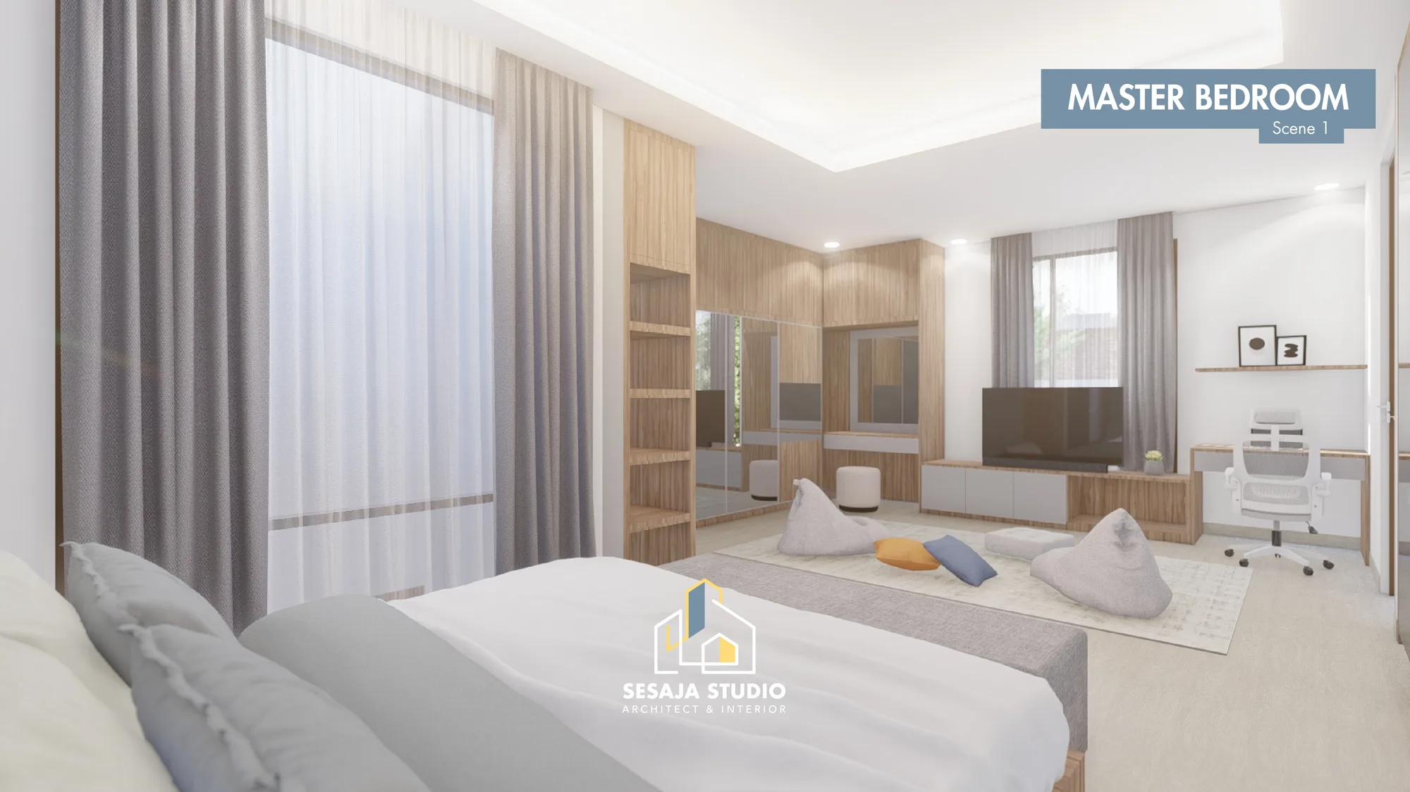 Master Bedroom — Kebayoran Harmony Residence