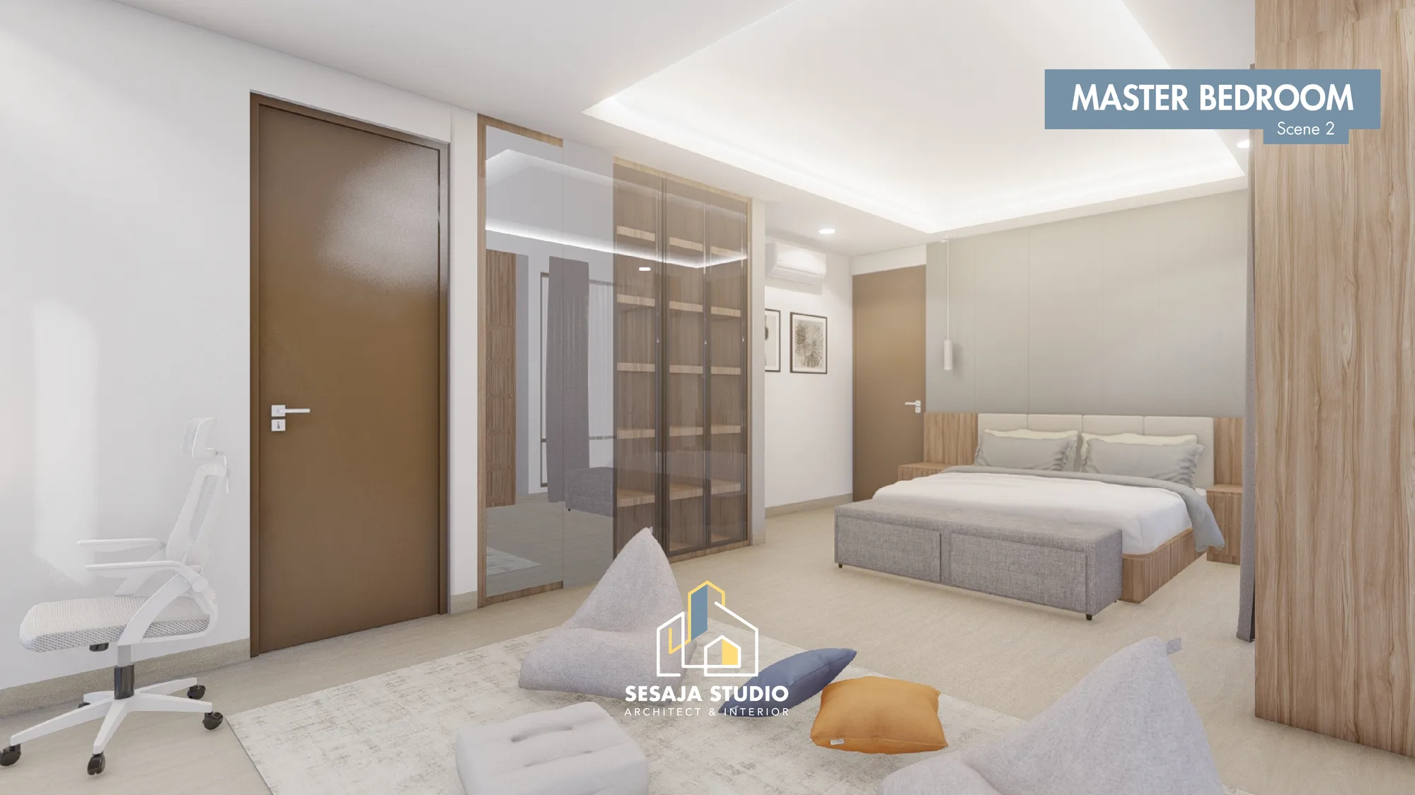 Kamar Utama — Kebayoran Harmony Residence